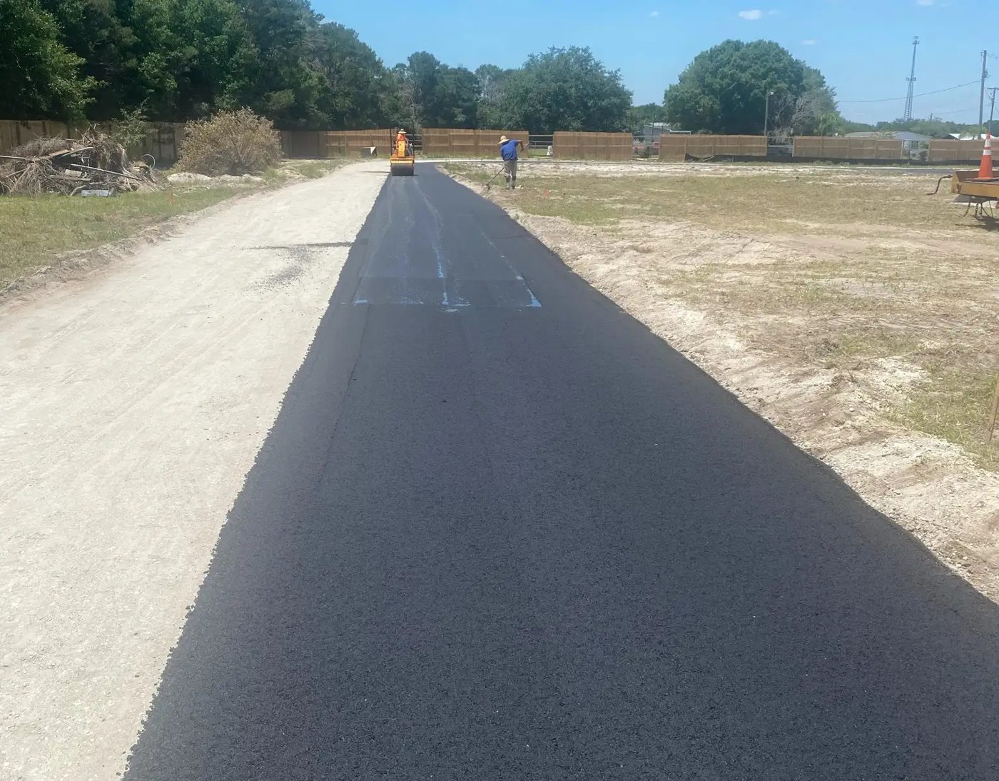 New driveway